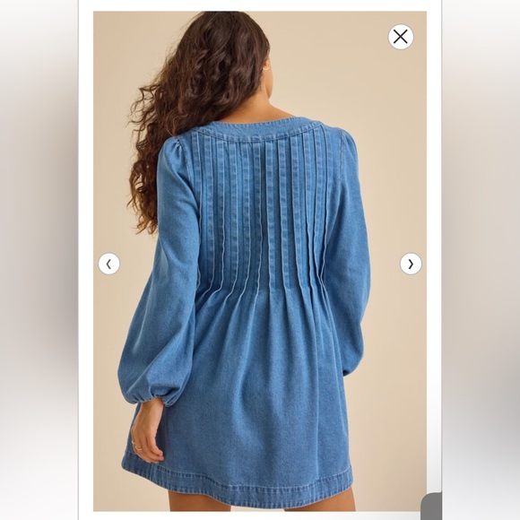 Altar'd State Denim Shiloh Mini Dress - Picture 4 of 11